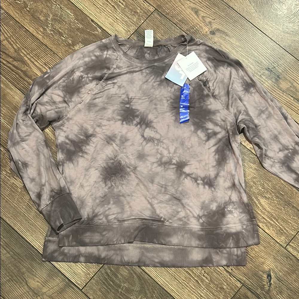 NWT JoyLab Tie Dye Lightweight Sweatshirt - Picture 3 of 10